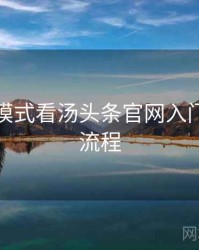 从商业模式看汤头条官网入门教程全流程