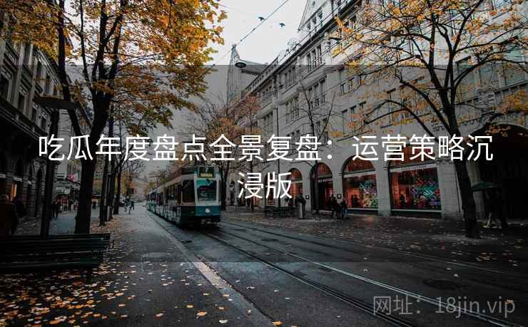 吃瓜年度盘点全景复盘：运营策略沉浸版